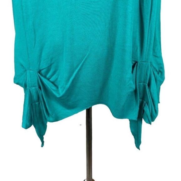 Design History Teal Tunic with silver beading- size M - Picture 4 of 6